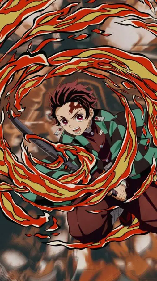 ai character: tanjiro tuesposo🥰 background