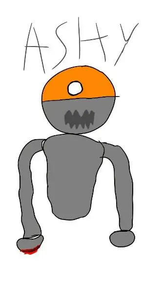 ai character: ashy background