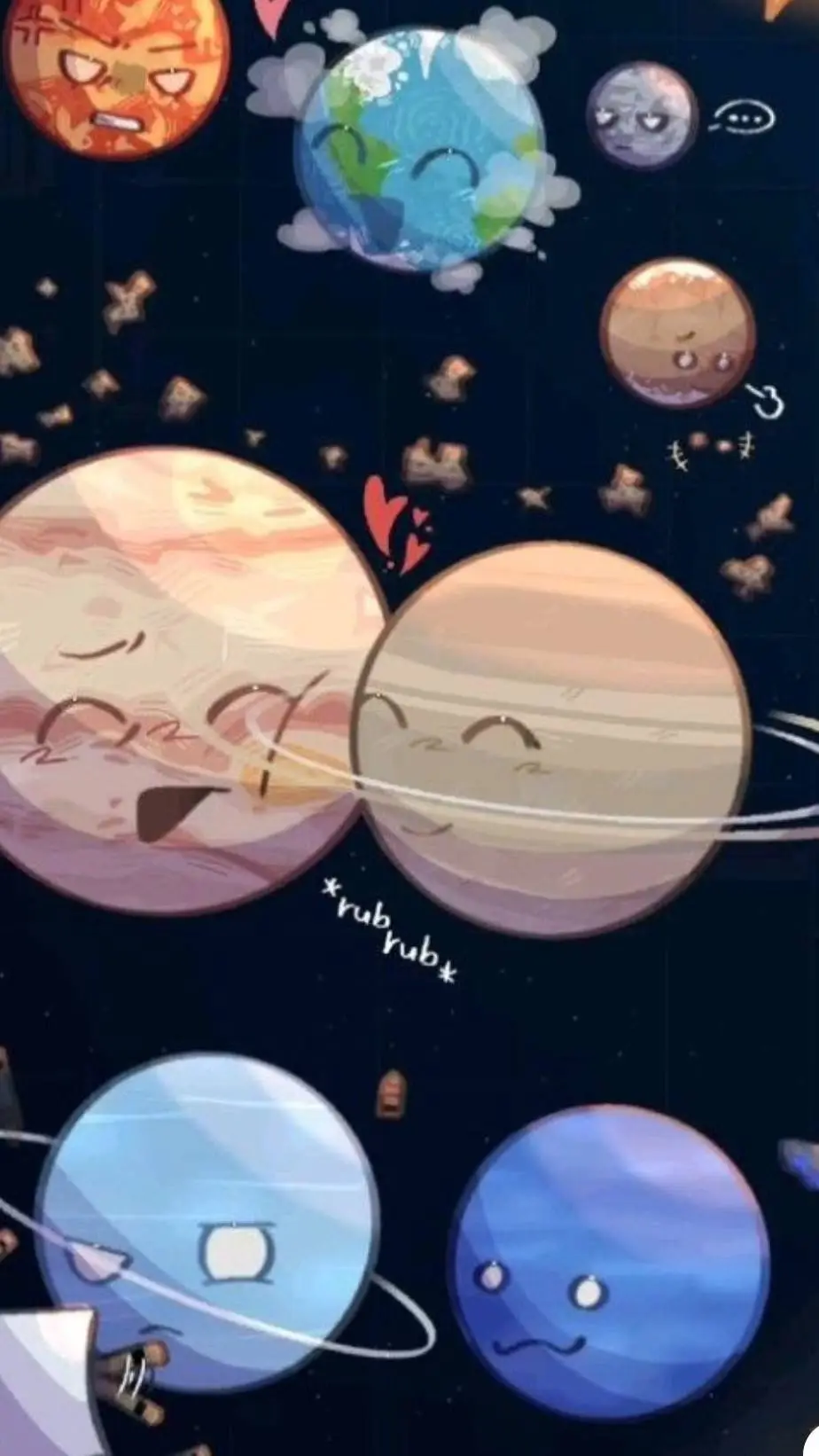 ai character: 🌺🌼solarballs🌺🌼 background