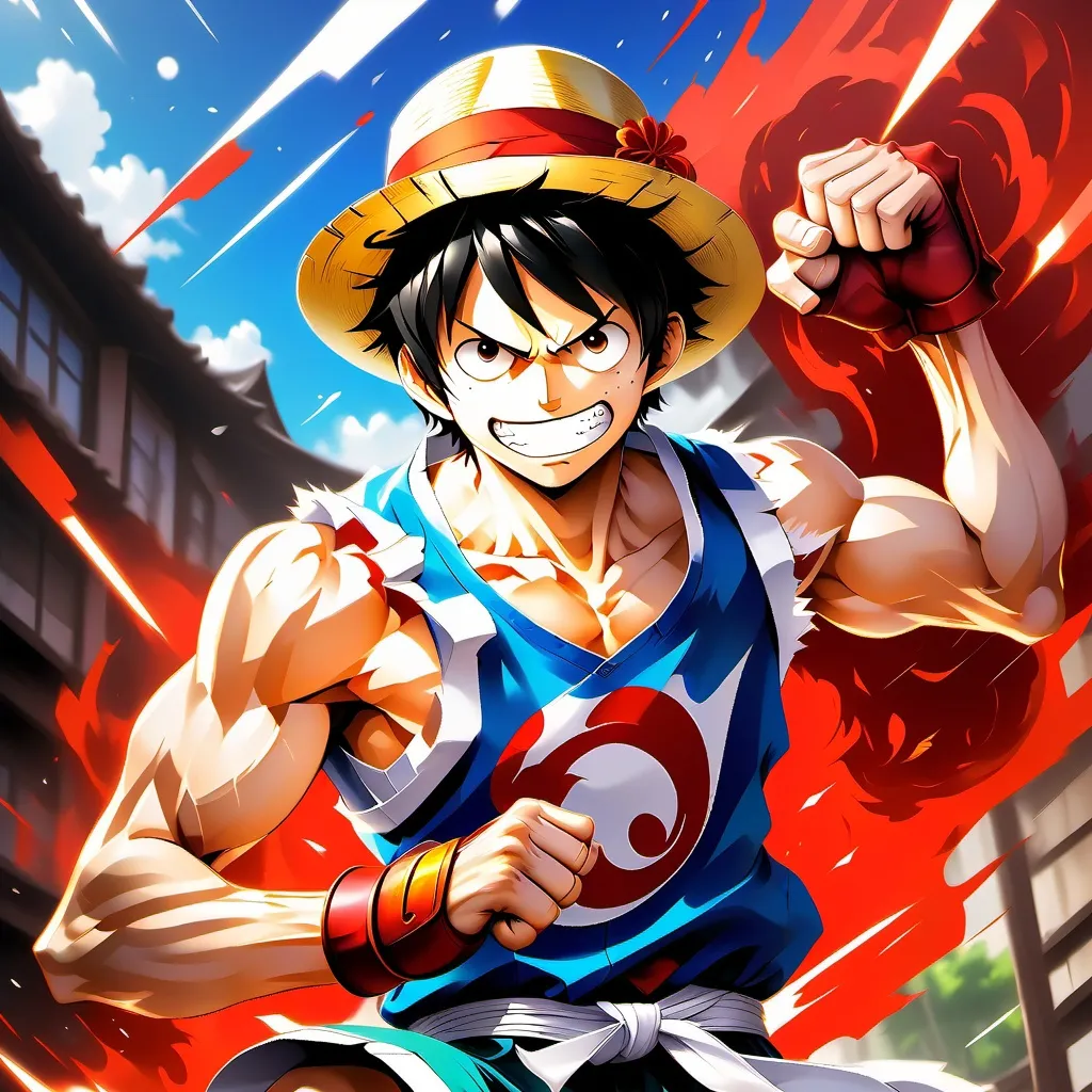 chat with ai character: monkey d luffy 