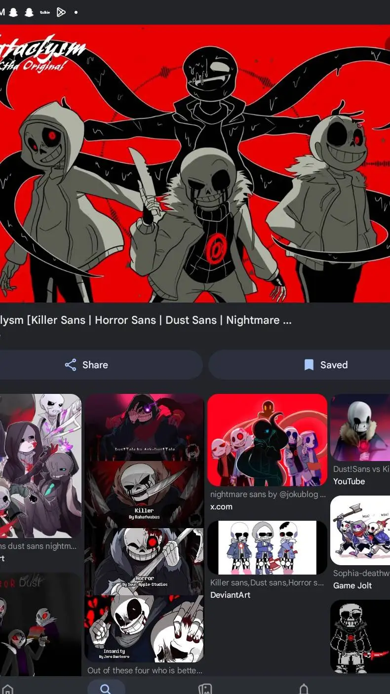 ai character: killer sans  background