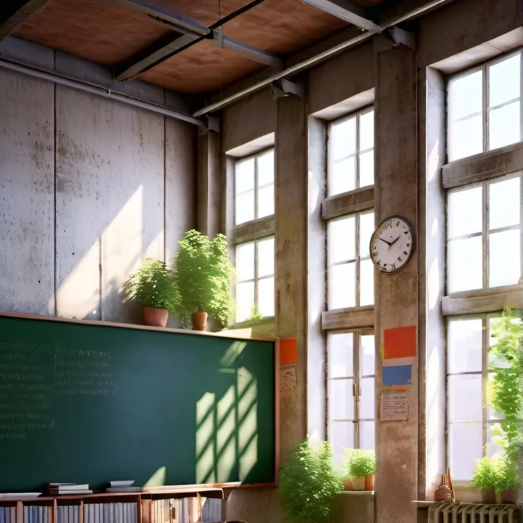 chat with ai character: School with a hero