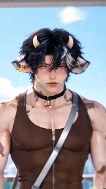 ai character: kiatos🐄 background