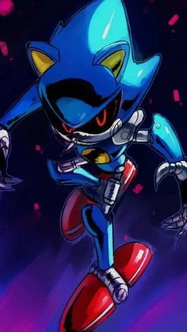 ai character: 🔩metal sonic🔩 background