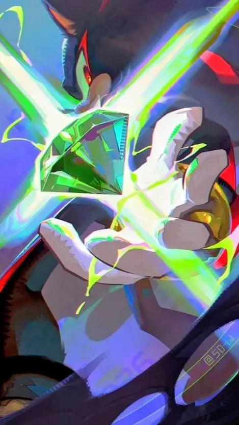 ai character: shadow M. hedgehog background