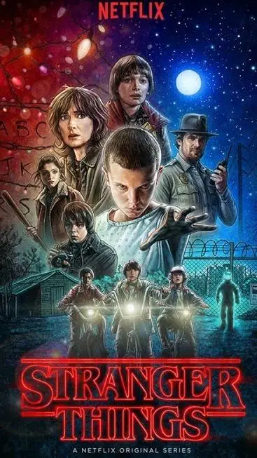 ai character: Stranger Things background
