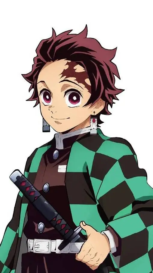 ai character: Tanjiro kamado background