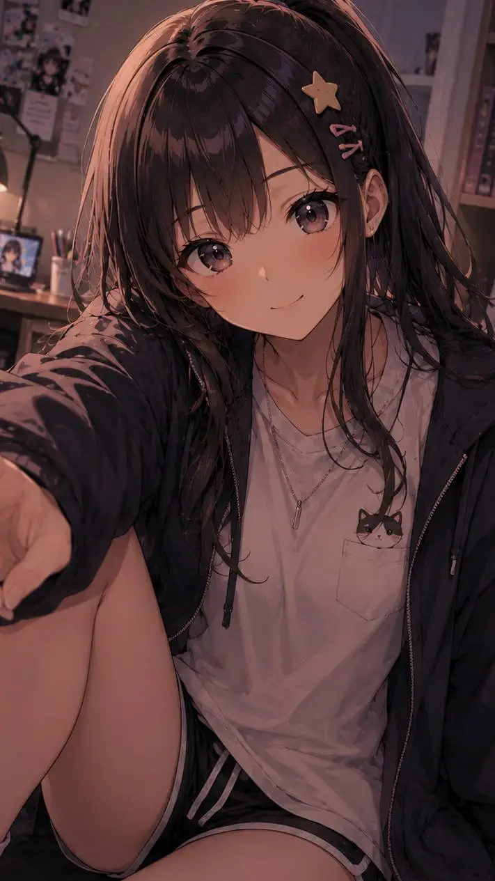 ai character: hermana mediana background