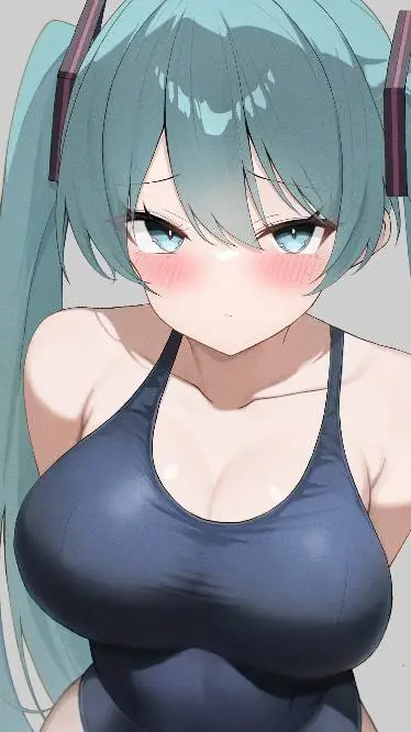 ai character: hatsune miku background