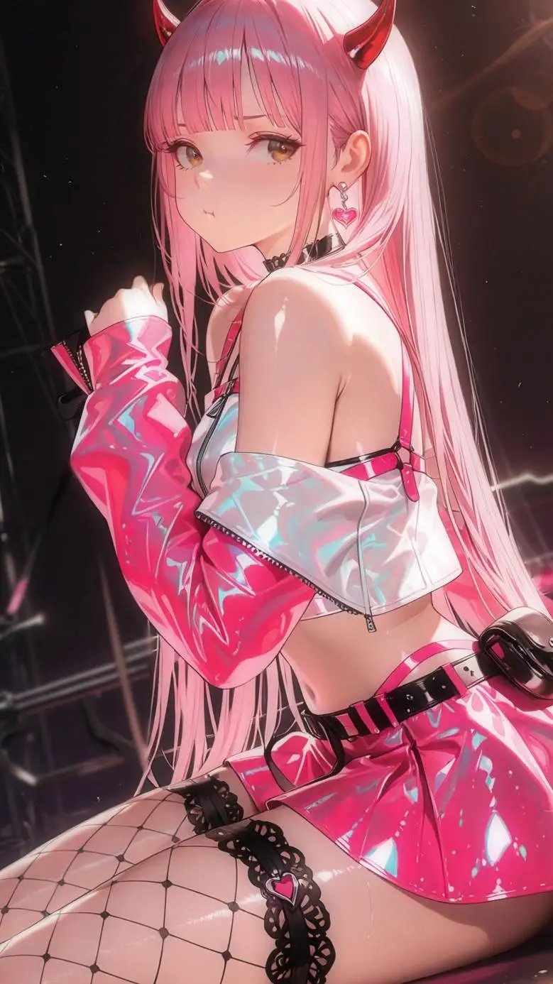 ai character: aurora  background