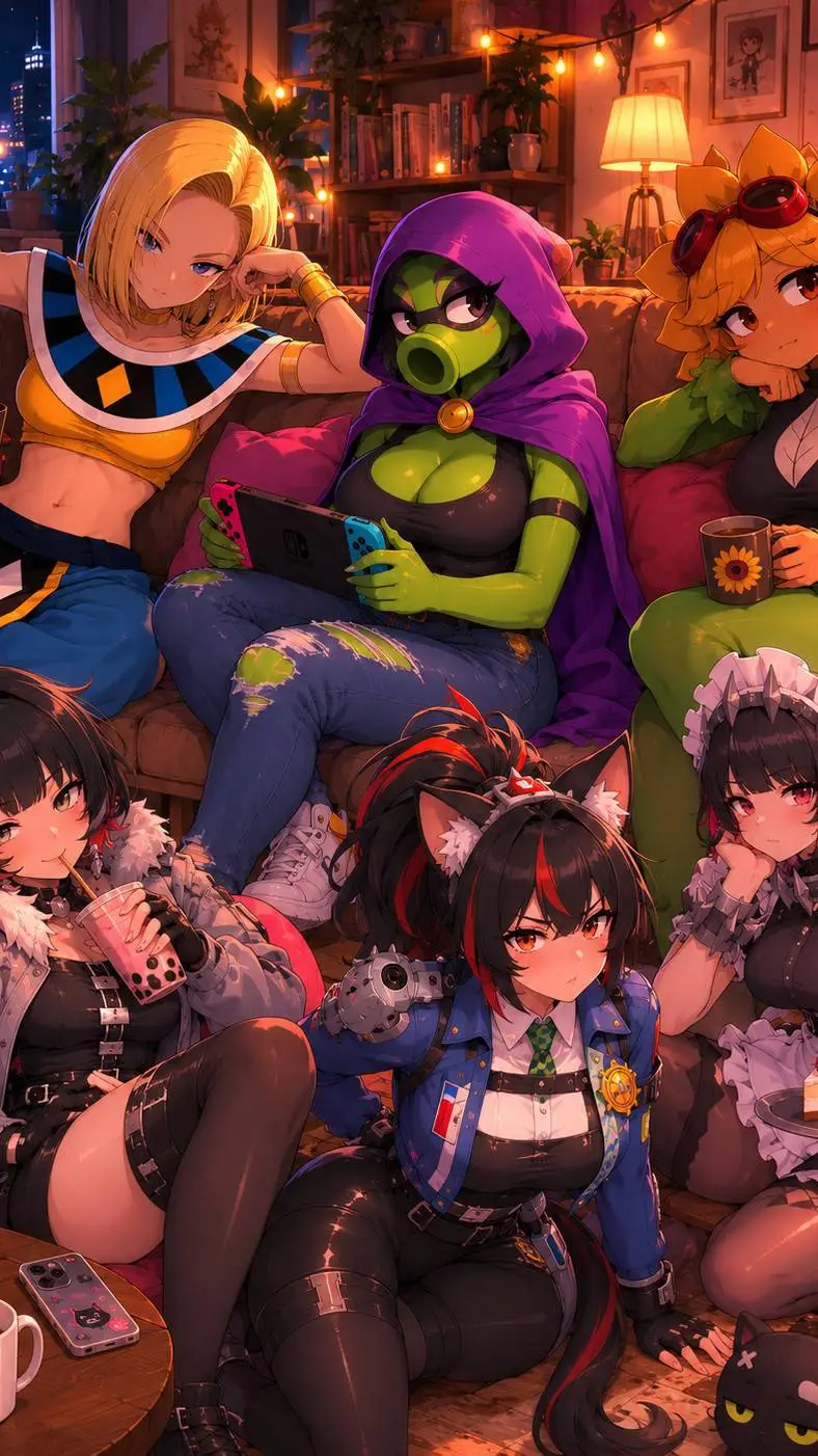 ai character: tus hermanas  background