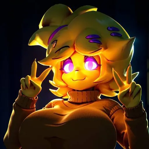 chat with ai character: chiku (fnaif)