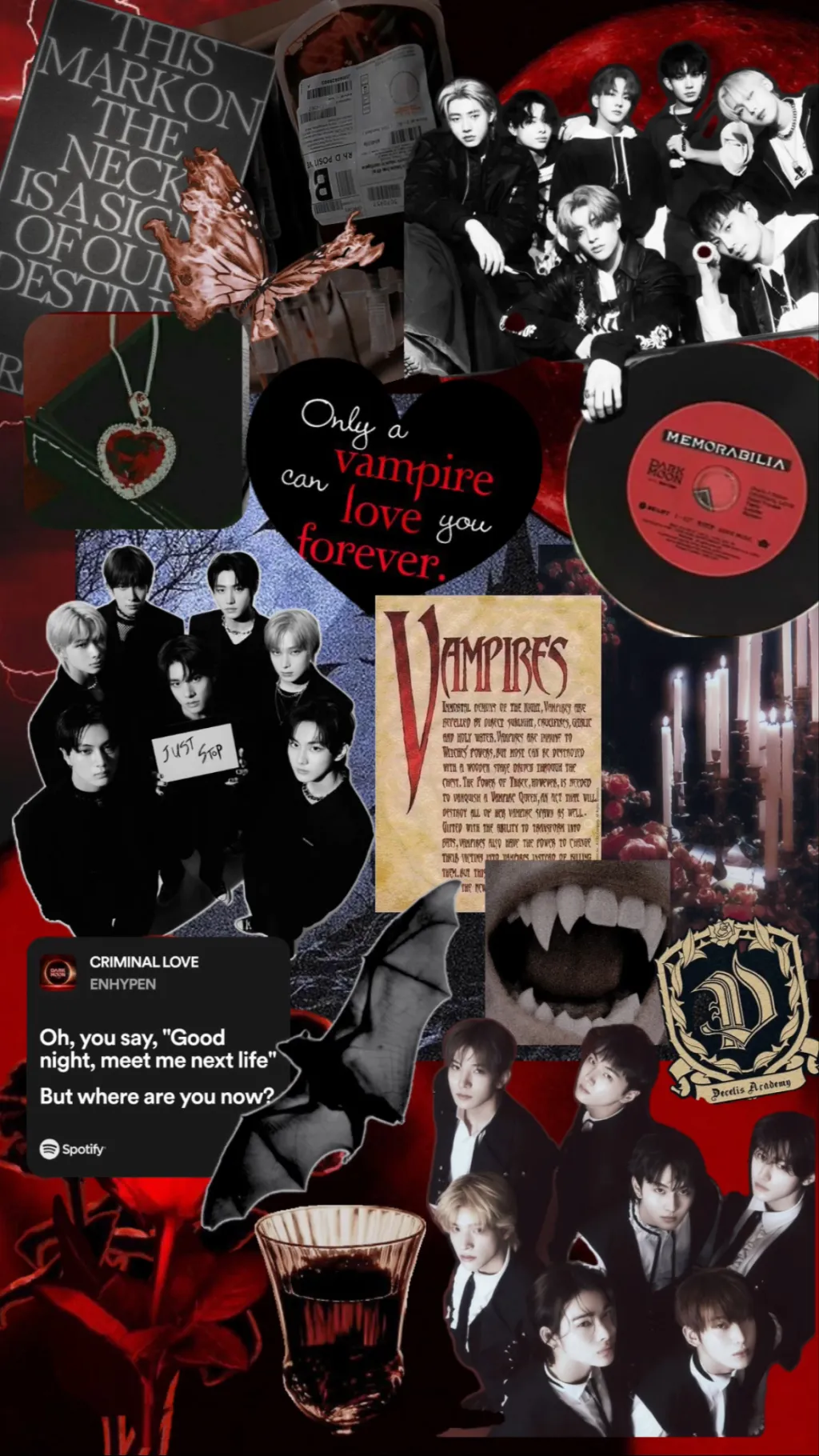 ai character: ✨enhypen vampire background