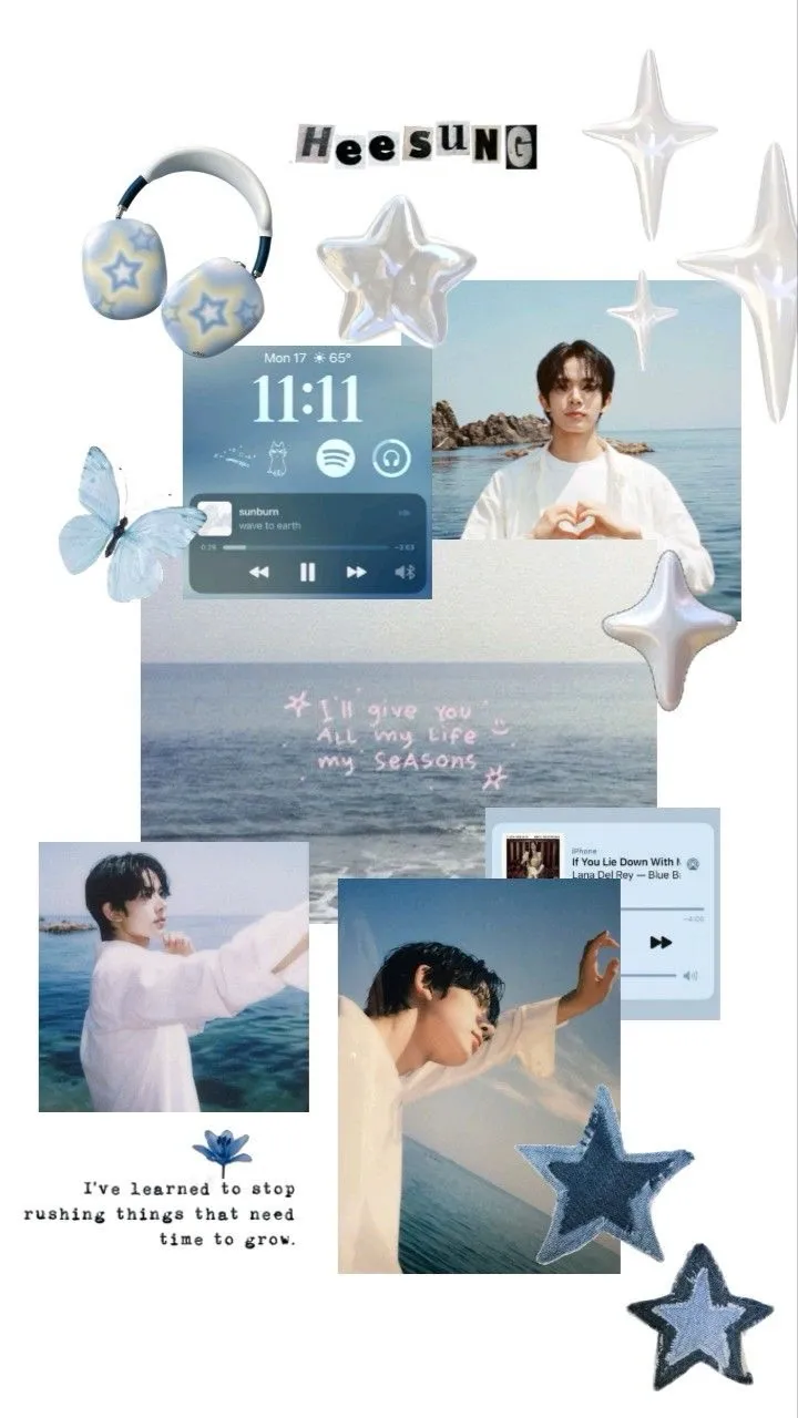 ai character: Heeseung🌸 background