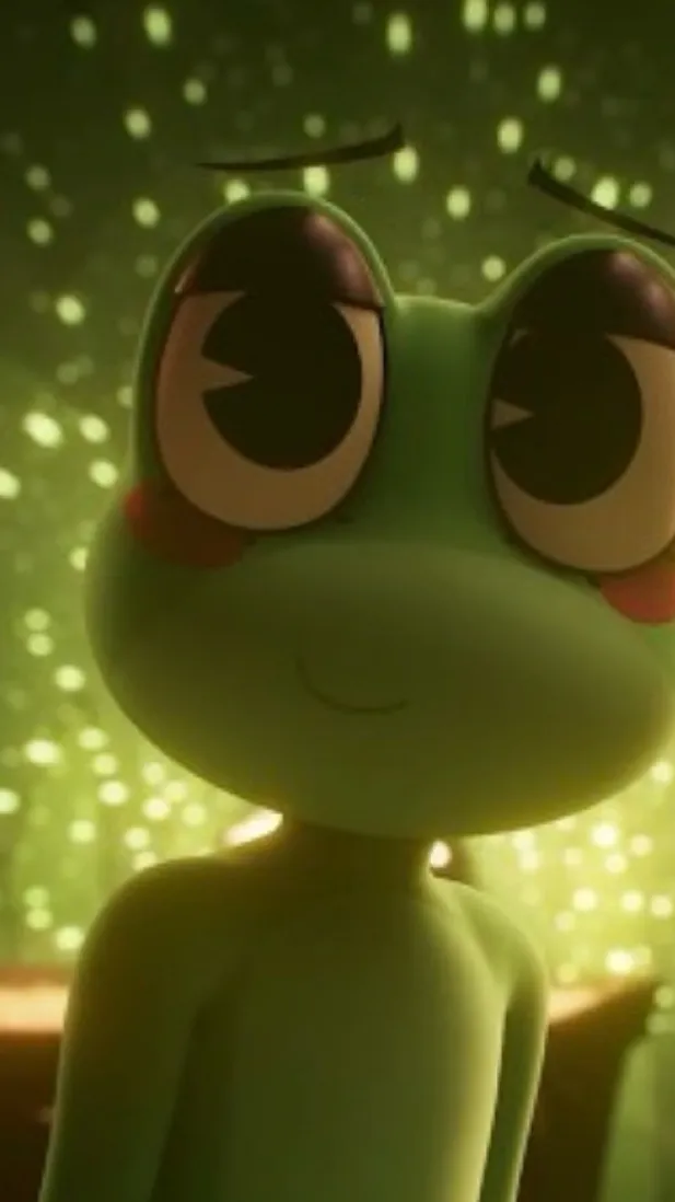 ai character: Ribbit background