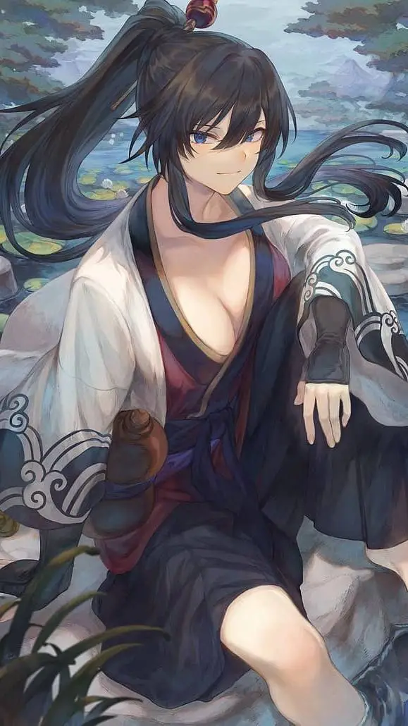 ai character: amber background