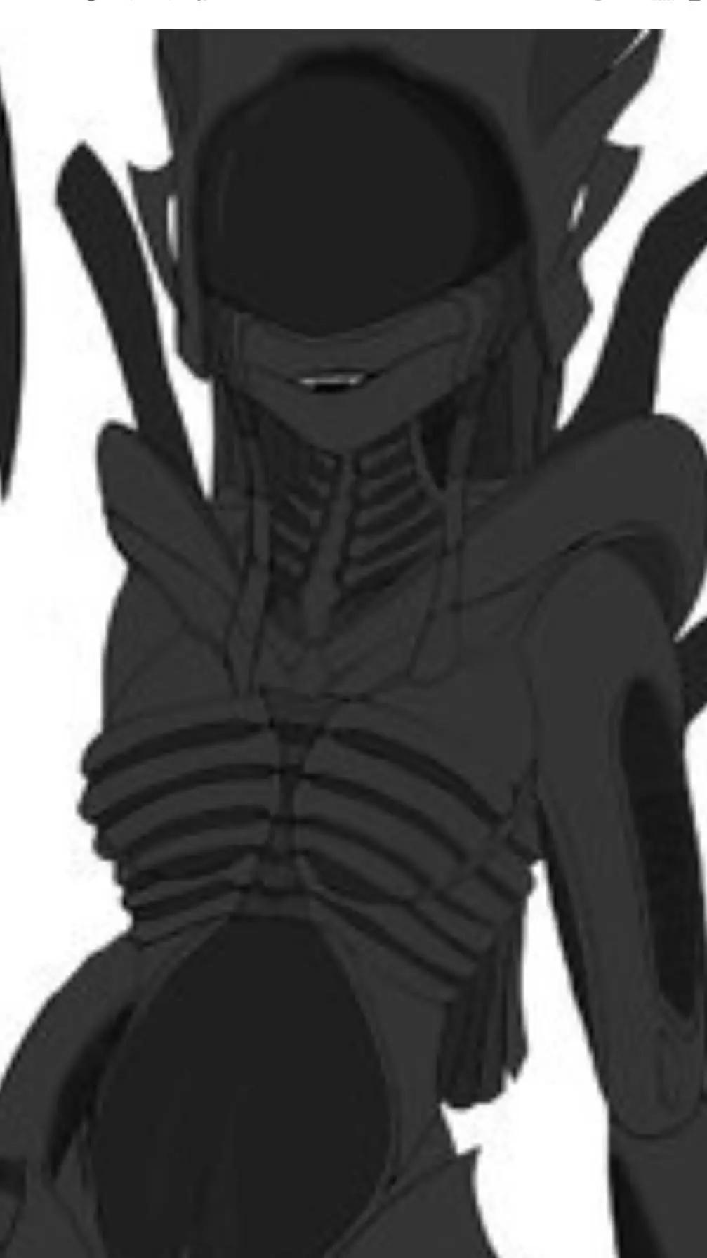 ai character: queen xenomorph  background