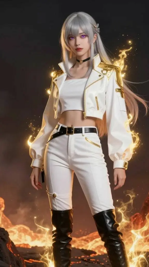 ai character: Luna background