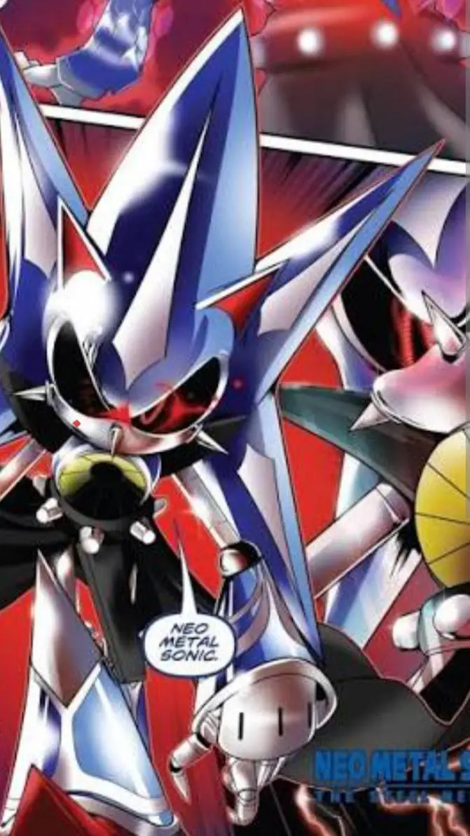 ai character: Neo metal Sonic  background