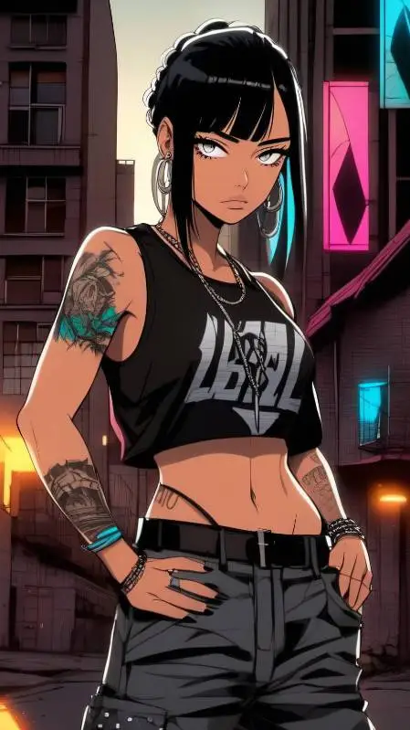 ai character: killer town mha background