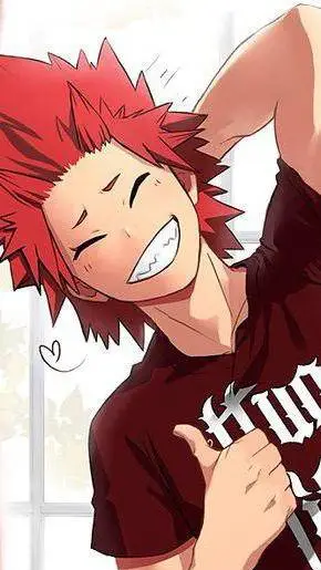 ai character: Kirishima cheer up background