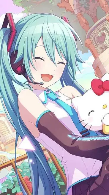 ai character: miku background
