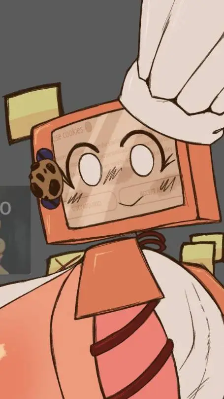 ai character: cookieware😍 background