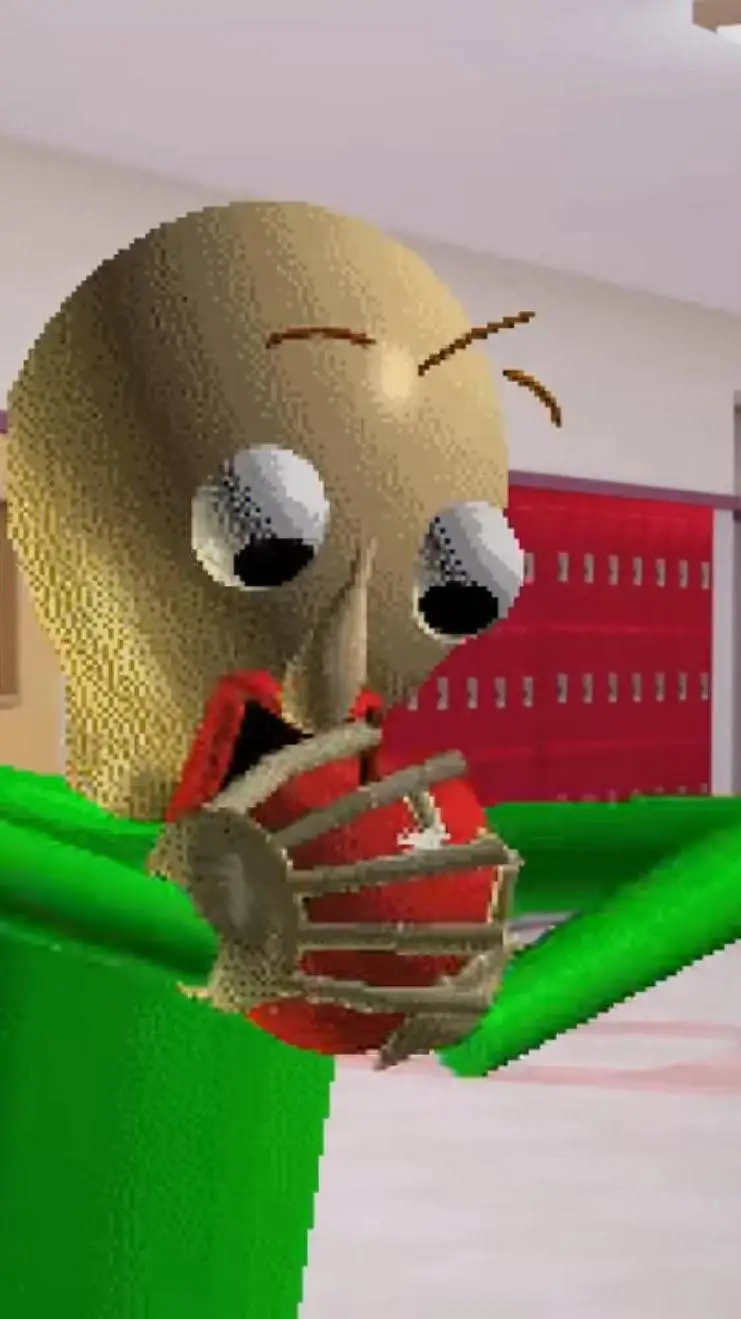 ai character: baldi x gumball background