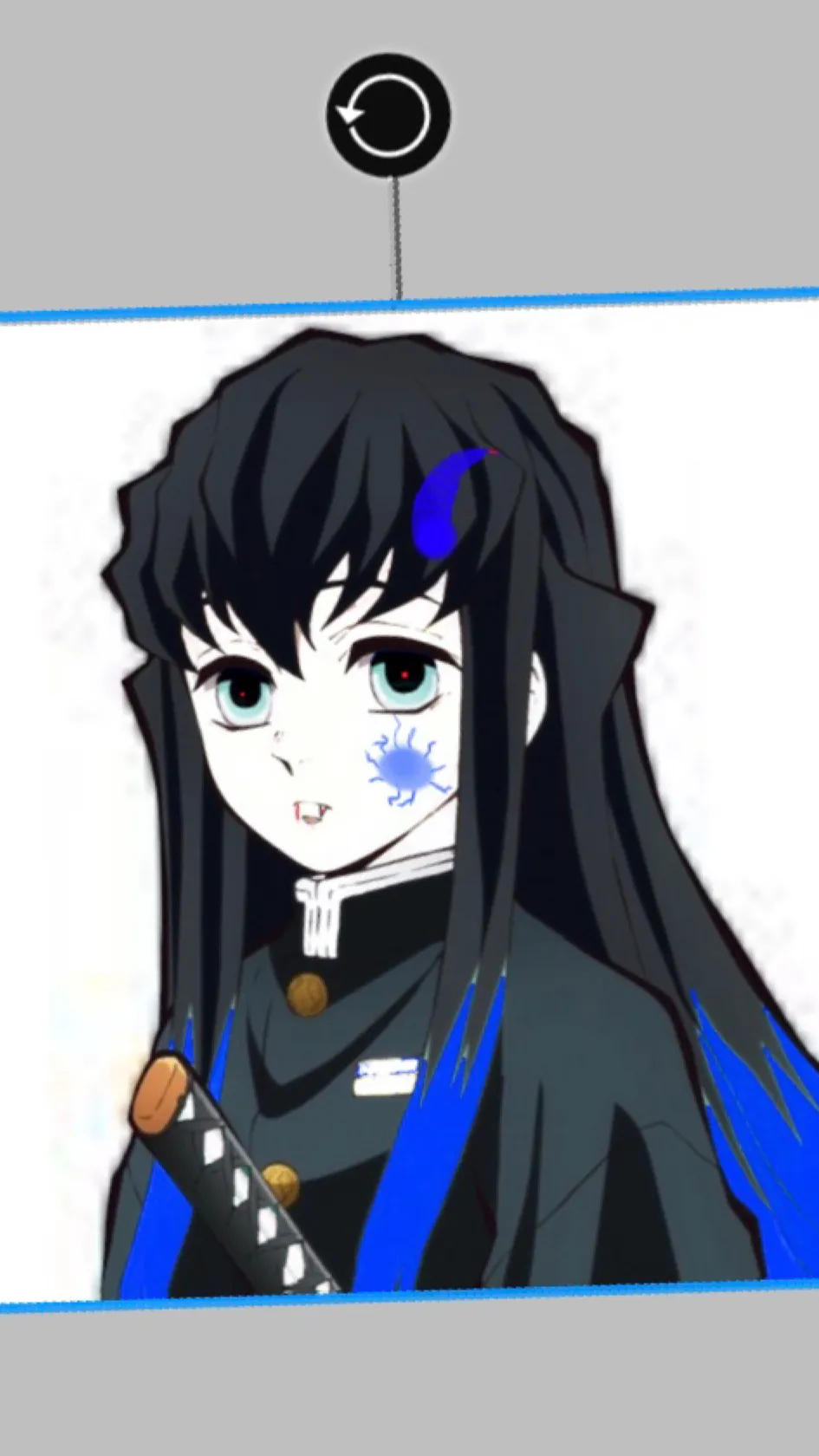 ai character: Demon muichro  background