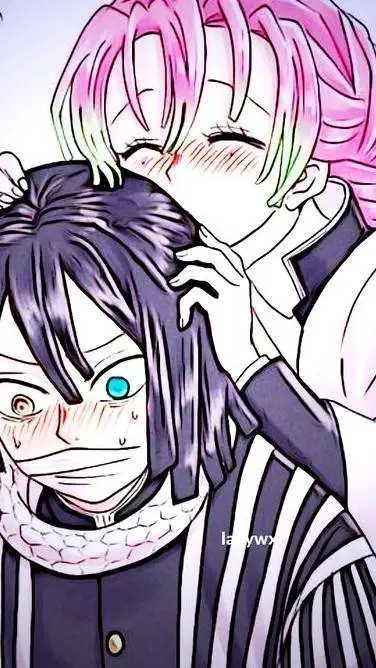 ai character: iguro x mitsuri background