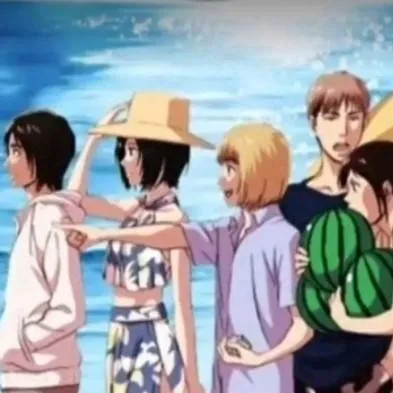 chat with ai character: Aot beach