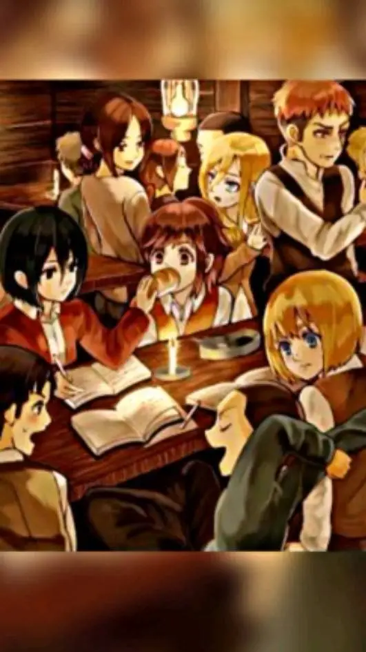 ai character: AOT CELEBRATION background