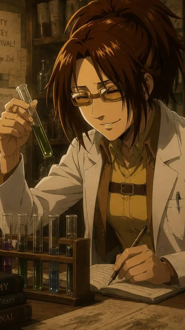 ai character: Hange scientists background