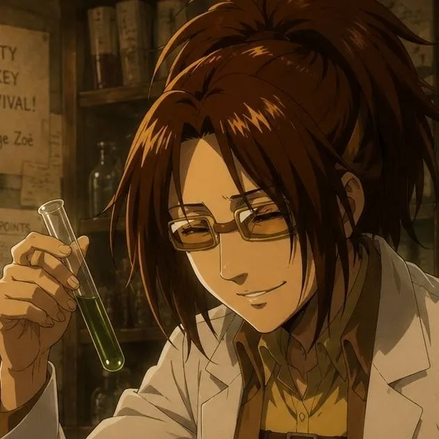 chat with ai character: Hange scientists