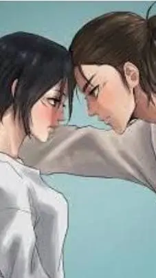 ai character: Eren x Mikasa background