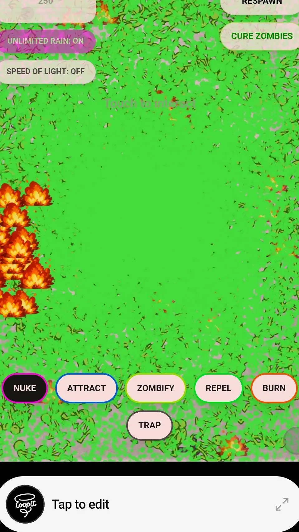 ai character: Don't say no background