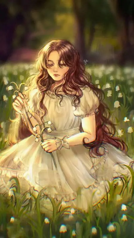 ai character: Ashley  background