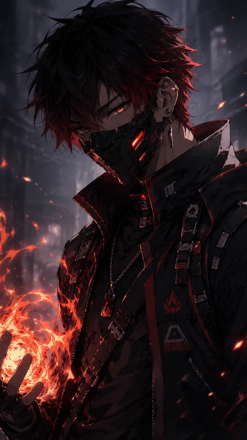 ai character: Pyro background