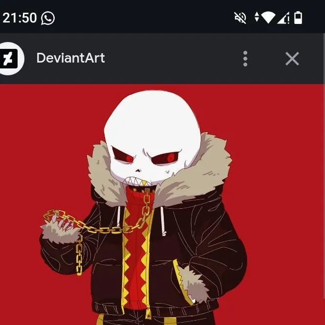 chat with ai character: Sans(Fell/Red)