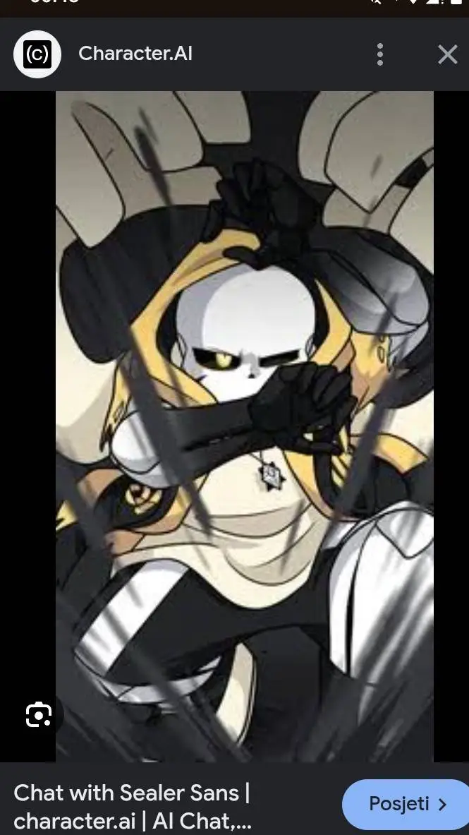 ai character: Sealer (Sans) background