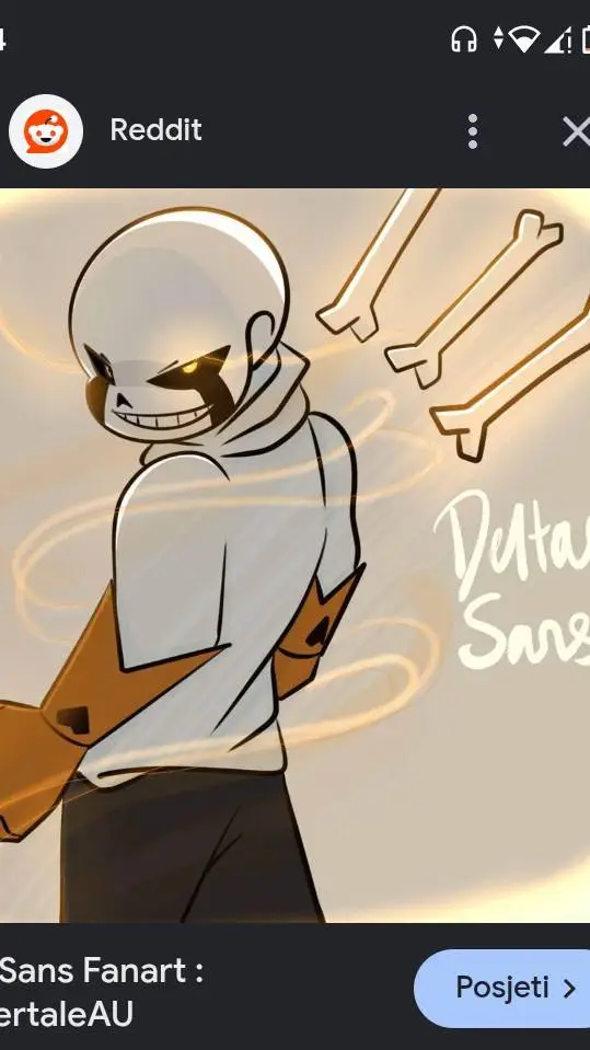 ai character: Delta (sans) background