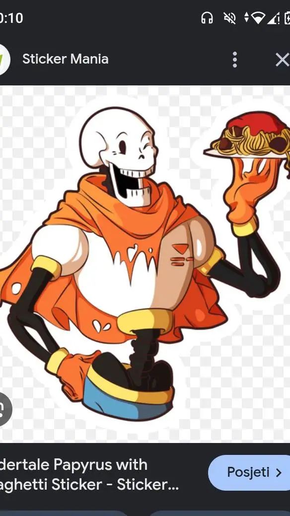 ai character: Papyrus(Undertale) background