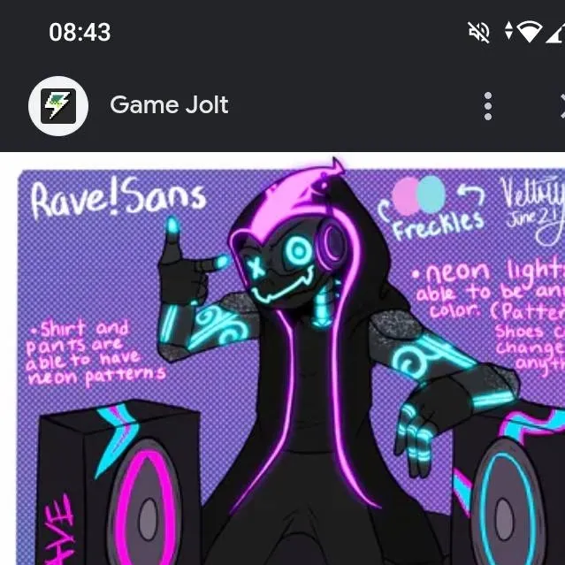 chat with ai character: Rave (sans)