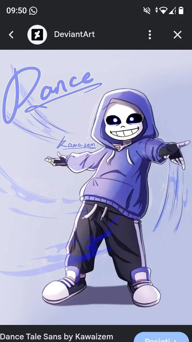 ai character: Dance (sans) background