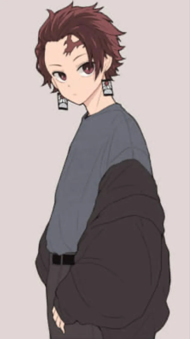 ai character: Tanjiro Kamado  background