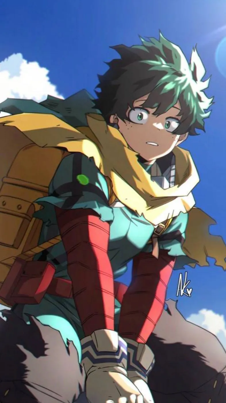 ai character: Izuku Midoriya  background
