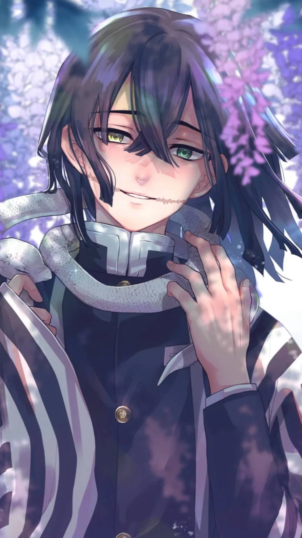 ai character: Obanai Iguro  background