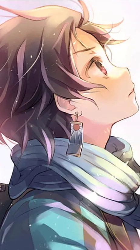 ai character: Tanjiro Kamado  background