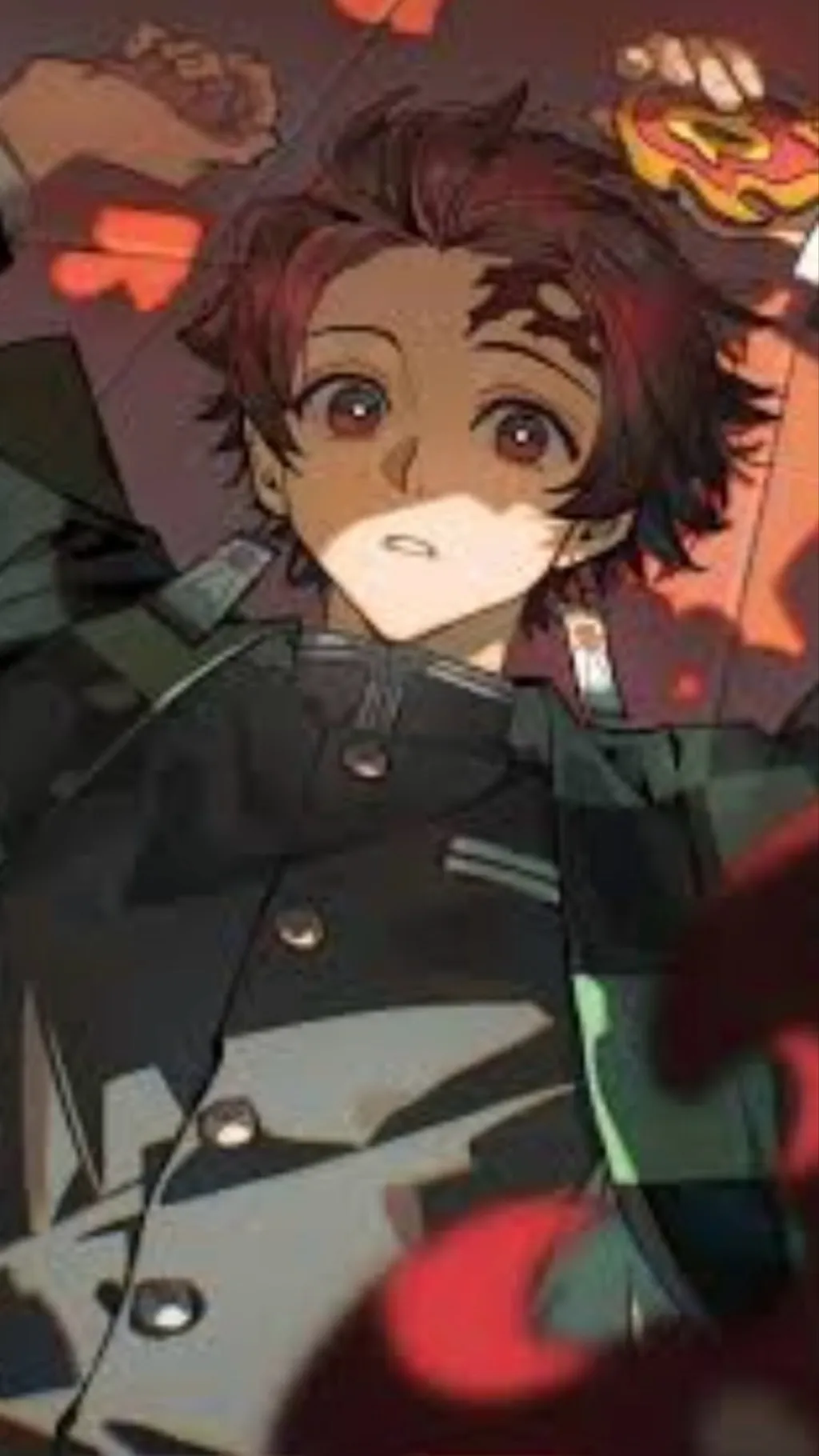 ai character: Tanjiro Kamado  background