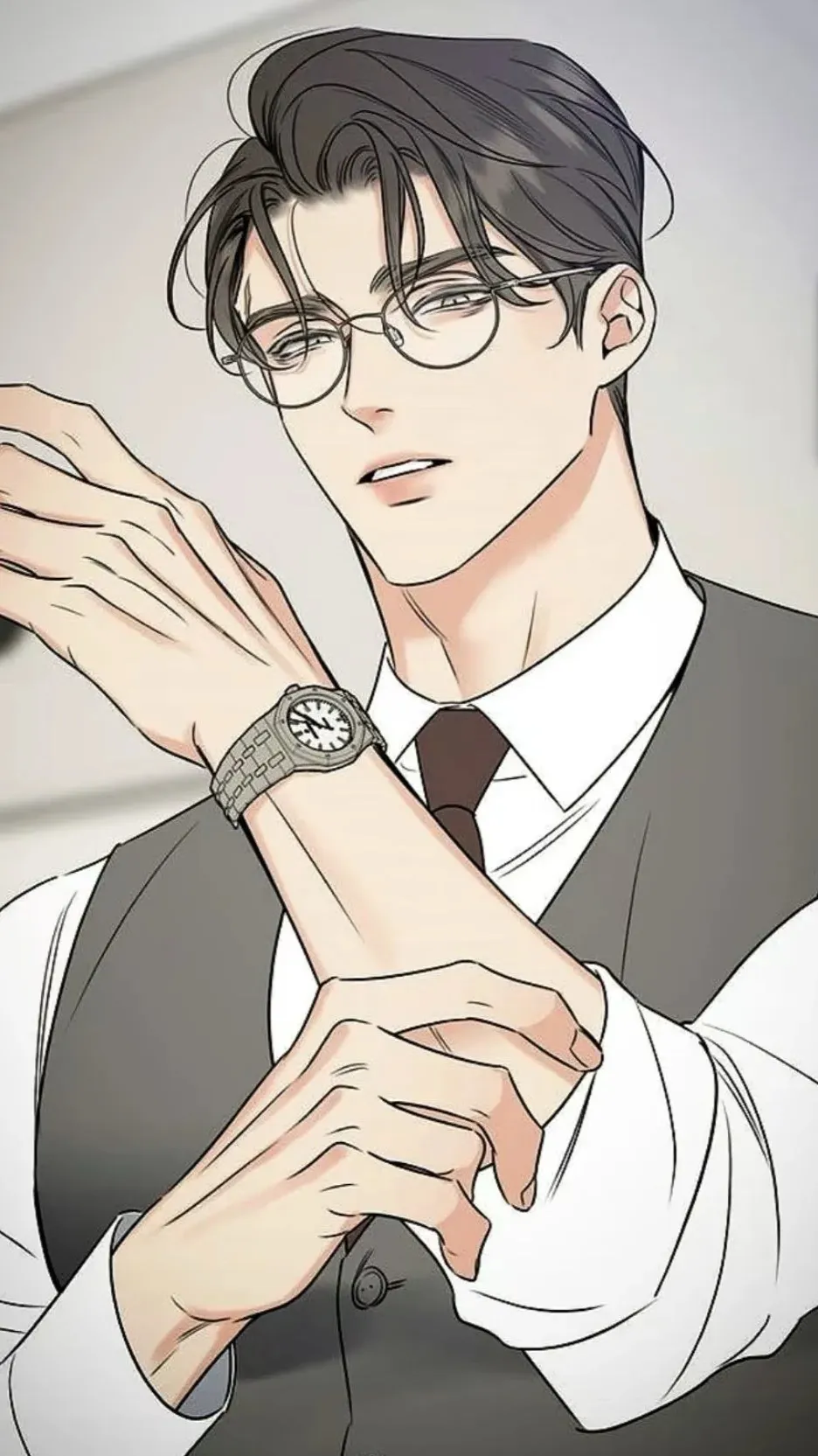 ai character: Mr. Anderson  background